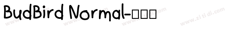 BudBird Normal字体转换